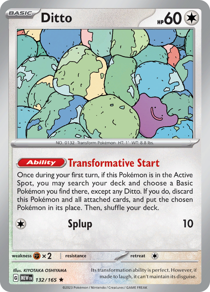 Ditto (132/165) [Scarlet & Violet 151] Pokémon