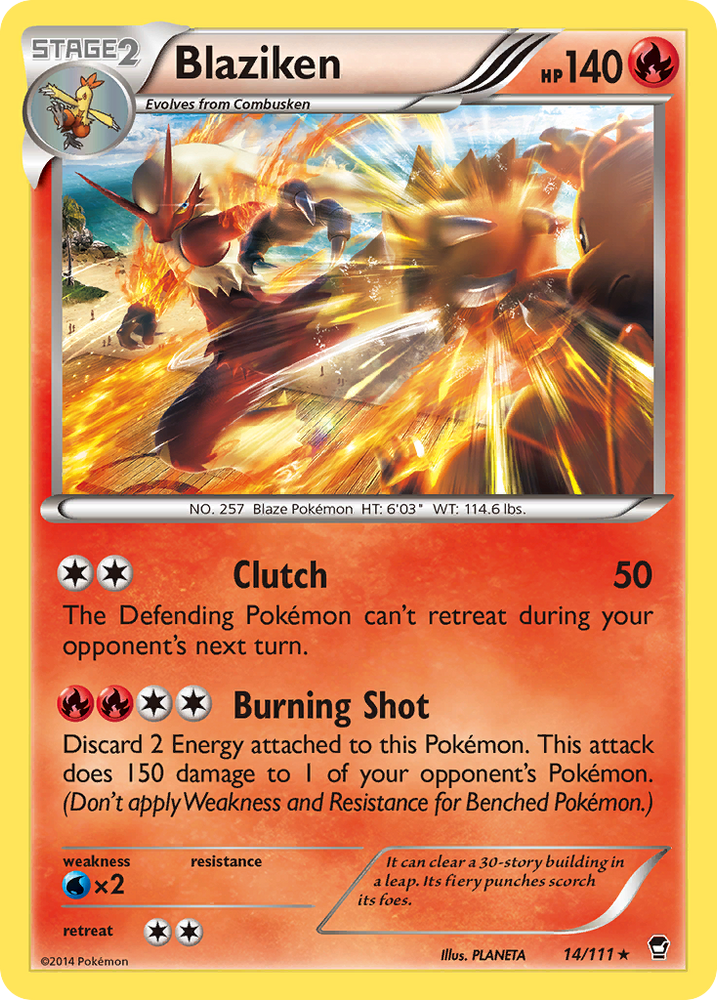 Blaziken (14/111) [XY: Furious Fists] Pokémon