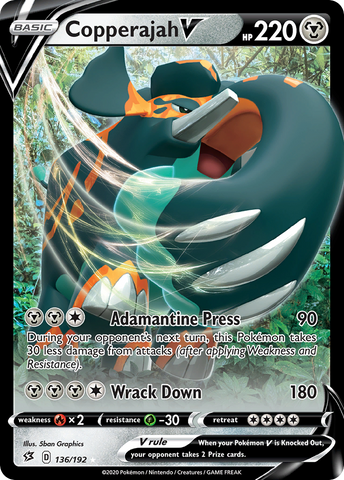 Copperajah V (136/192) [Sword & Shield: Rebel Clash] Pokémon