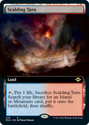 Scalding Tarn (Extended Art) [Modern Horizons 2] Magic: The Gathering