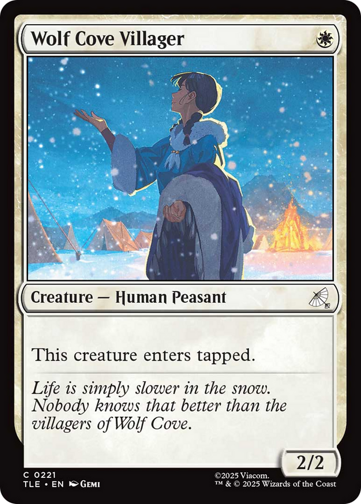 Wolf Cove Villager [Avatar: The Last Airbender: Eternal-Legal] Magic: The Gathering