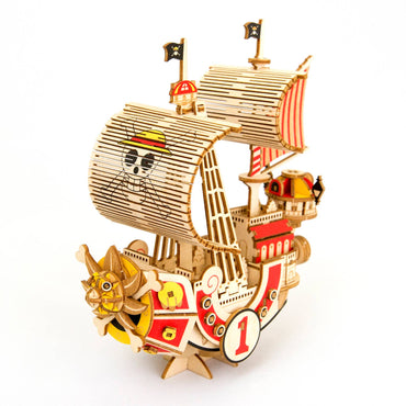 Wa-gu-mi One Piece Thousand Sunny Ship Model Wooden 3D Puzzl