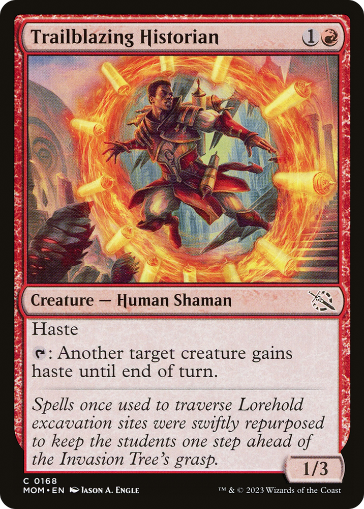Trailblazing Historian [March of the Machine] Magic: The Gathering