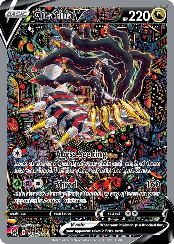Giratina V (186/196) [Sword & Shield: Lost Origin] Pokémon