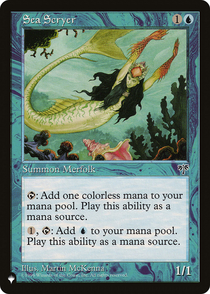 Sea Scryer [The List] Magic: The Gathering