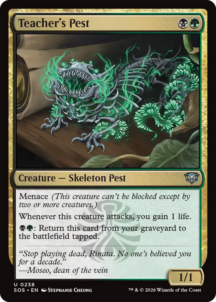 Teacher's Pest [Secrets of Strixhaven] Magic: The Gathering
