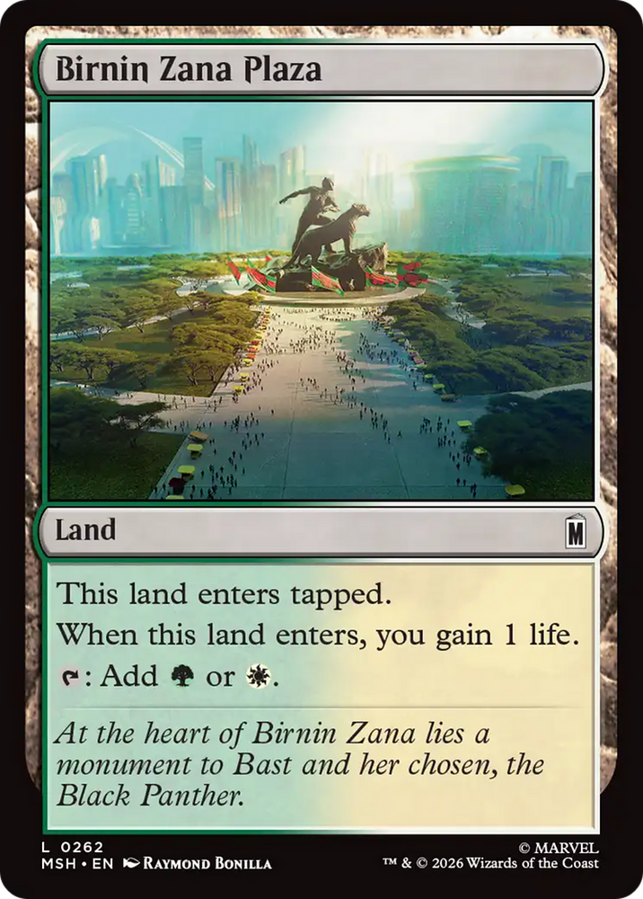 Birnin Zana Plaza [Marvel Super Heroes] Magic: The Gathering