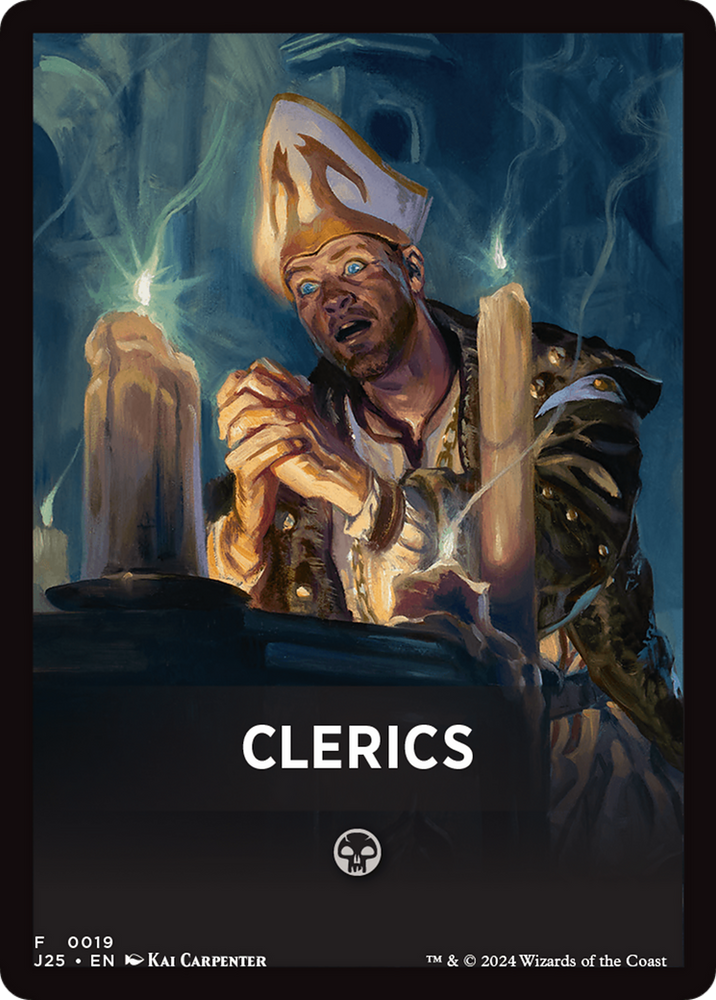 Clerics Theme Card [Foundations Jumpstart Front Cards] Magic: The Gathering