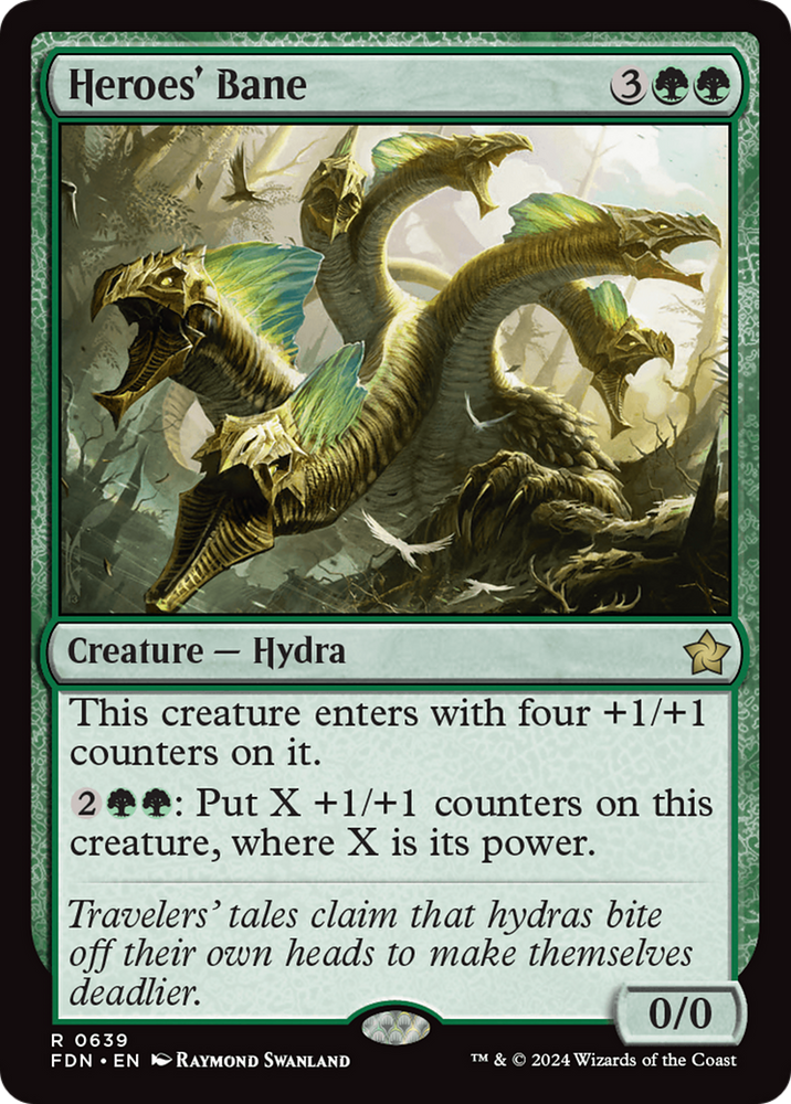 Heroes' Bane [Foundations] Magic: The Gathering