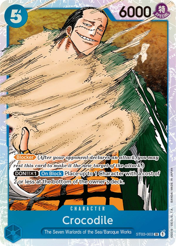 Crocodile (003) [Starter Deck: The Seven Warlords of The Sea] Bandai