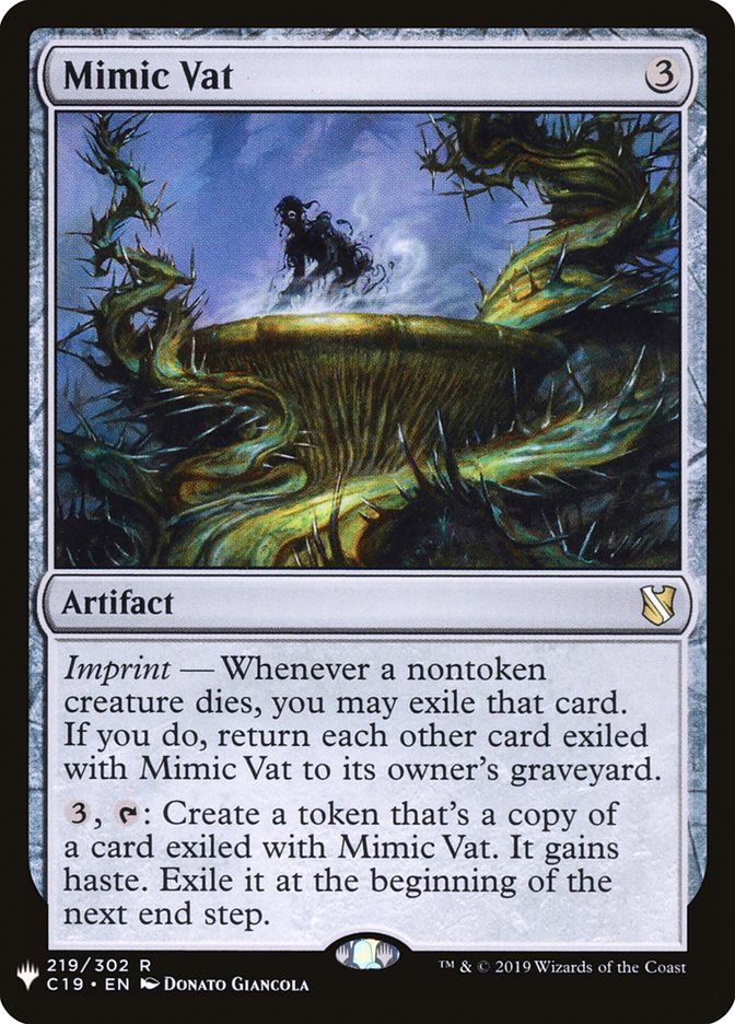 Mimic Vat [The List] Magic: The Gathering