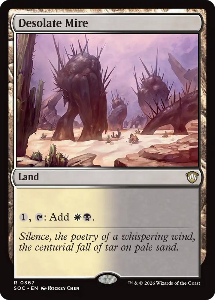 Desolate Mire [Secrets of Strixhaven Commander] Magic: The Gathering