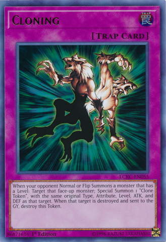 Cloning [LCKC-EN055] Ultra Rare Yu-Gi-Oh!