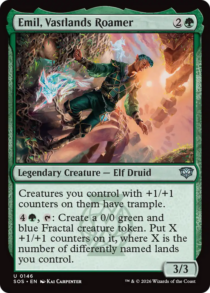Emil, Vastlands Roamer [Secrets of Strixhaven] Magic: The Gathering