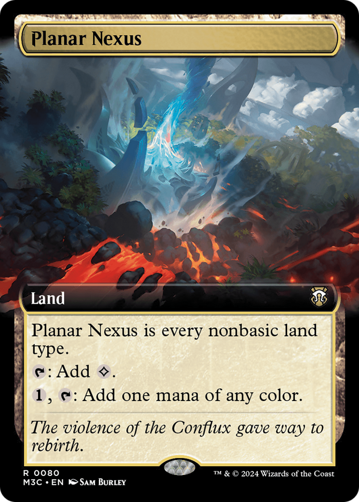 Planar Nexus (Extended Art) [Modern Horizons 3 Commander] Magic: The Gathering