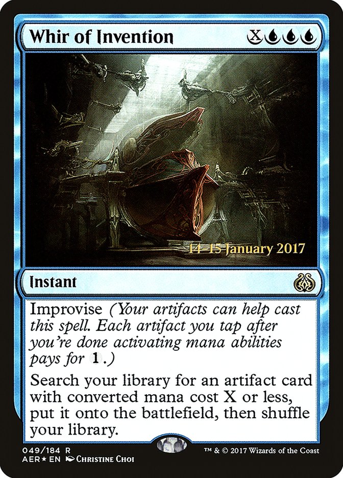 Whir of Invention [Aether Revolt Prerelease Promos] Magic: The Gathering