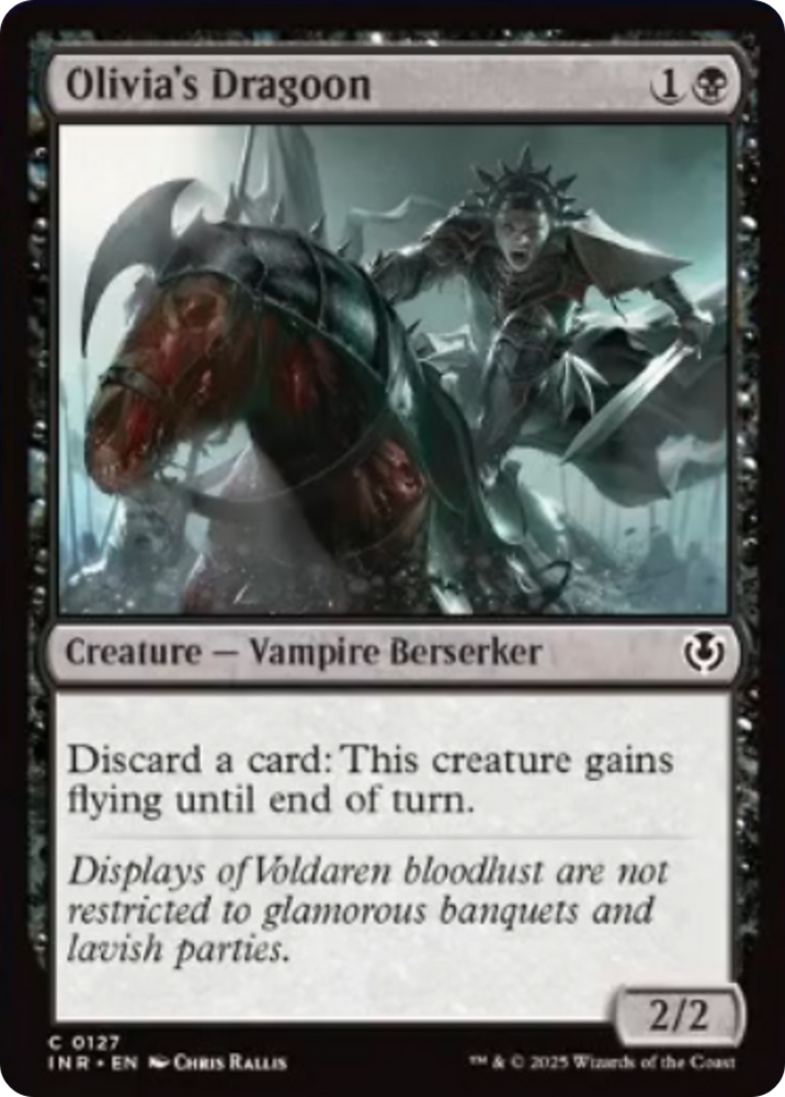 Olivia's Dragoon [Innistrad Remastered] Magic: The Gathering