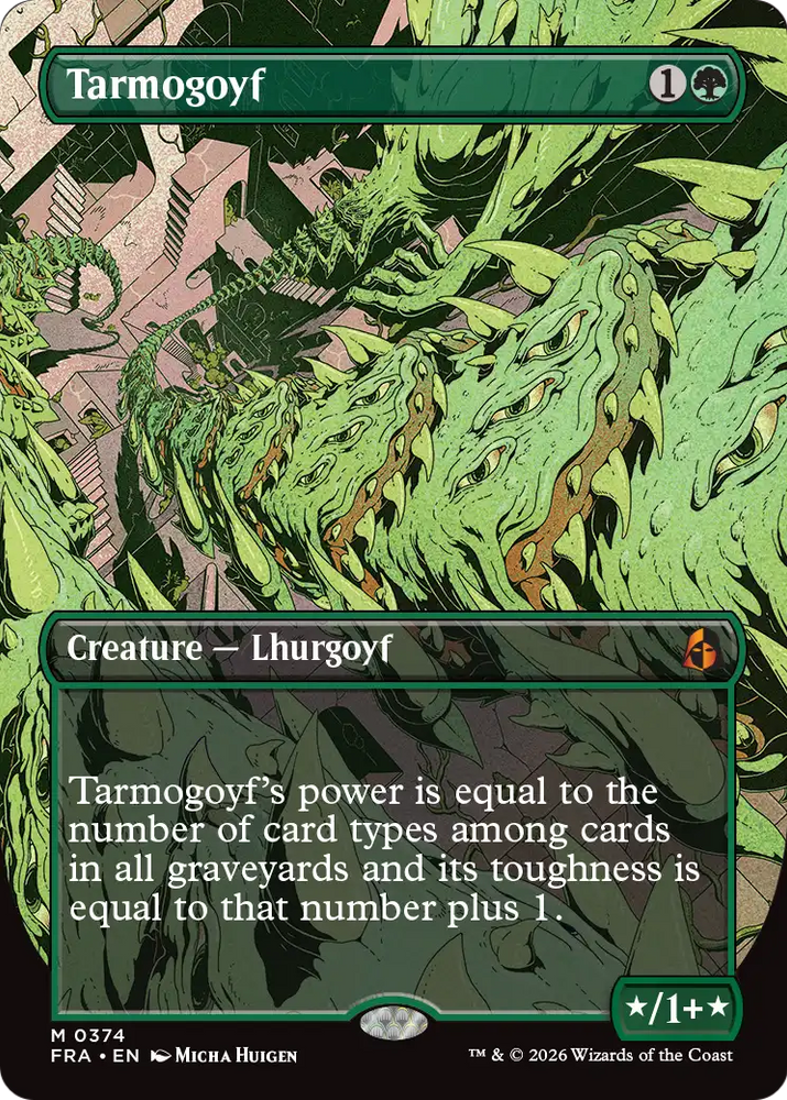 Tarmogoyf (Borderless) [Reality Fracture] Magic: The Gathering