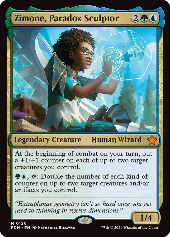 Zimone, Paradox Sculptor [Foundations] Magic: The Gathering