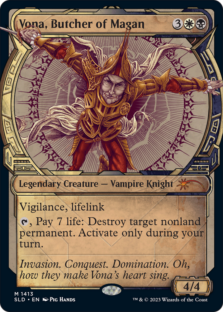 Vona, Butcher of Magan (Rainbow Foil) [Secret Lair Drop Series] Magic: The Gathering