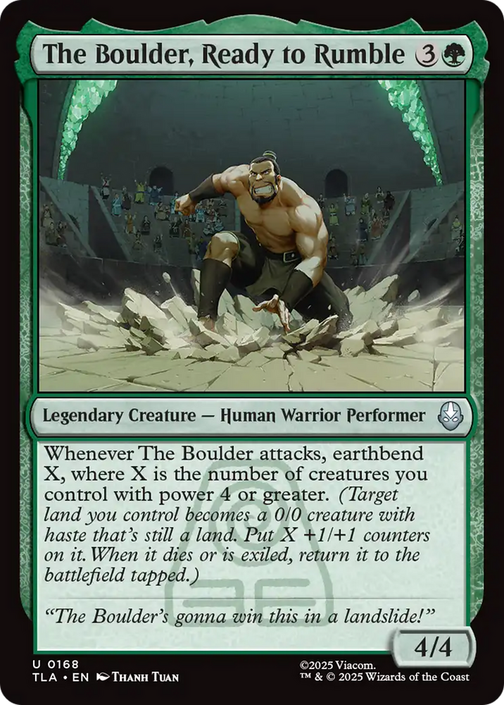 The Boulder, Ready to Rumble [Avatar: The Last Airbender] Magic: The Gathering