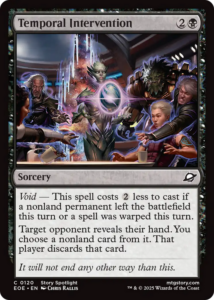 Temporal Intervention [Edge of Eternities] Magic: The Gathering