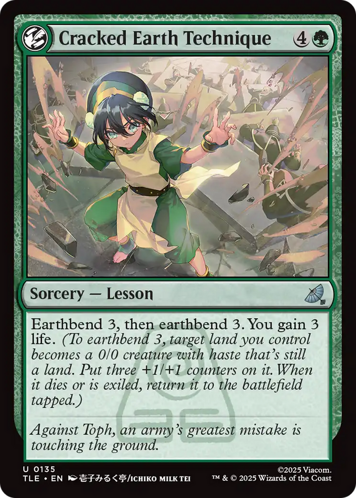 Cracked Earth Technique [Avatar: The Last Airbender: Eternal-Legal] Magic: The Gathering