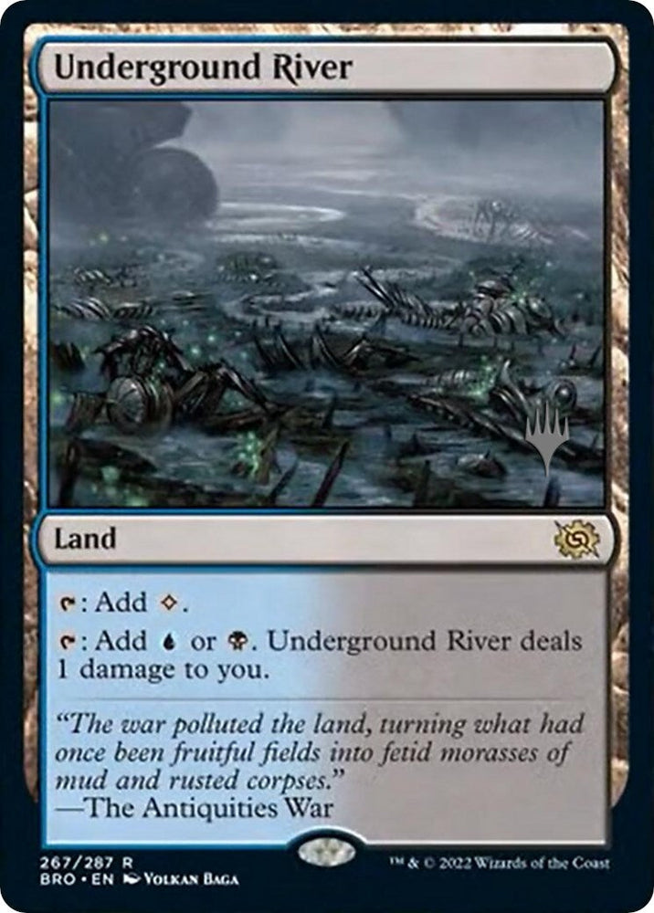 Underground River (Promo Pack) [The Brothers' War Promos] Magic: The Gathering