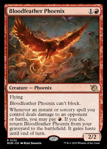 Bloodfeather Phoenix [March of the Machine] Magic: The Gathering
