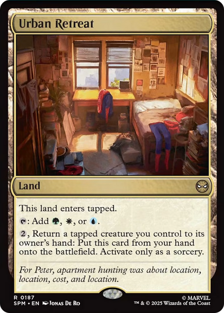Urban Retreat [Marvel's Spider-Man] Magic: The Gathering