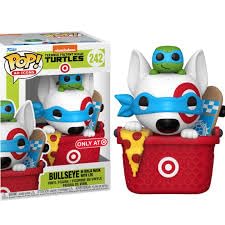 POP Funko Target Exclusive Teenage Mutant Ninja Turtles #242 Bullseye in Ninja Mask with Leo, with Acrylic Case FUNKO