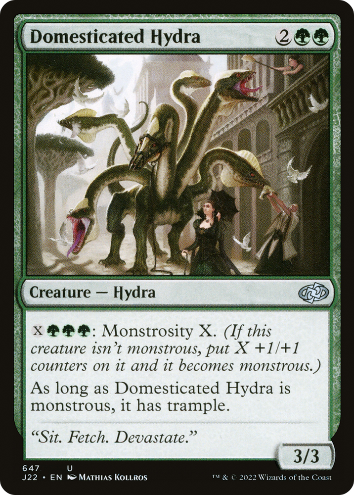 Domesticated Hydra [Jumpstart 2022] Magic: The Gathering