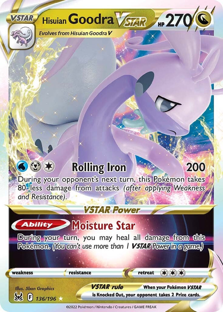 Hisuian Goodra VSTAR (136/196) [Sword & Shield: Lost Origin] Pokémon