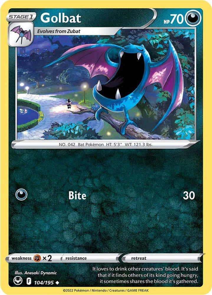 Golbat (104/195) [Sword & Shield: Silver Tempest] Pokémon