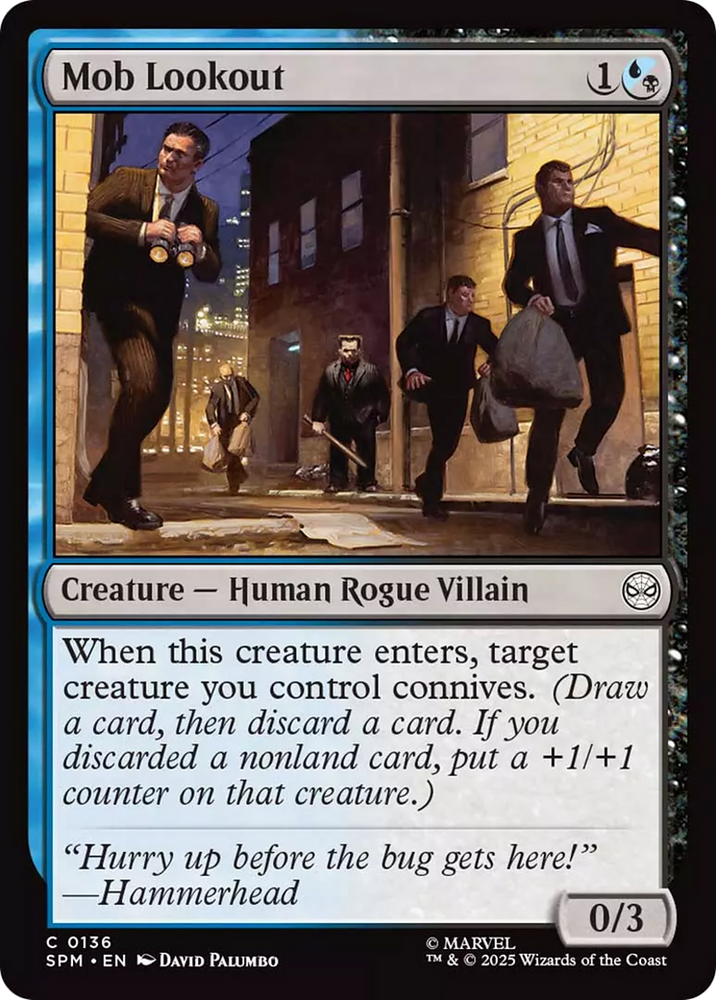 Mob Lookout [Marvel's Spider-Man] Magic: The Gathering