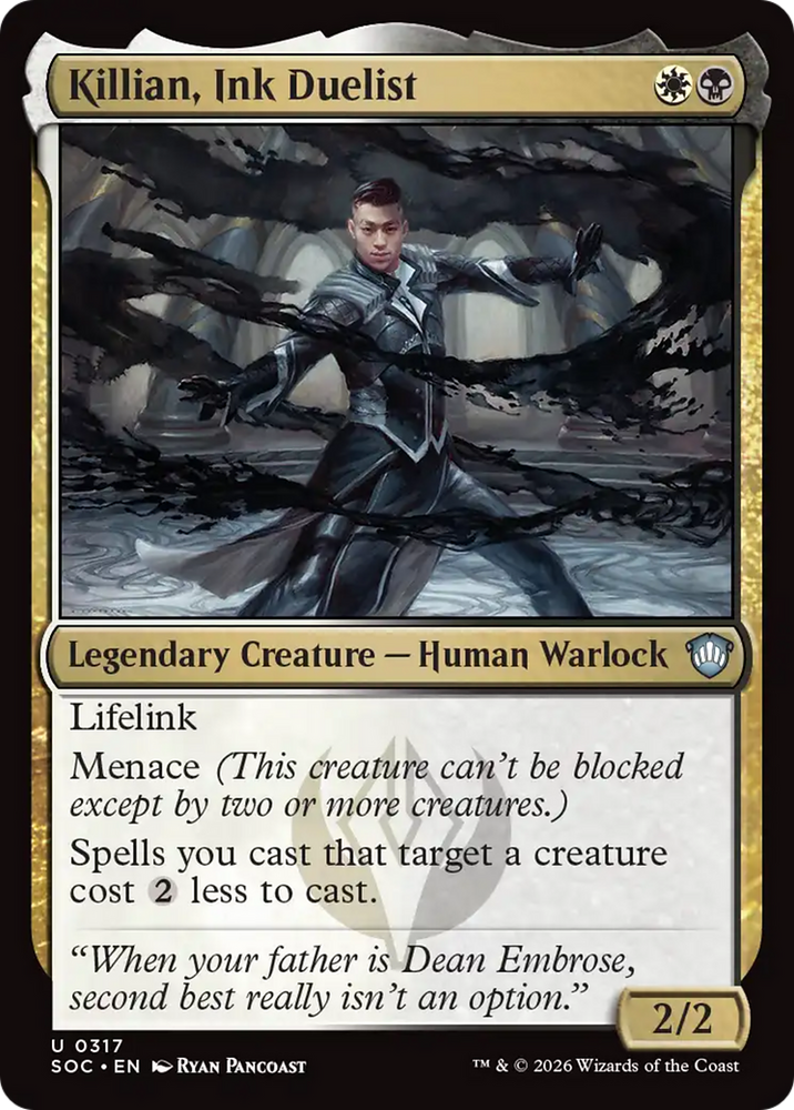 Killian, Ink Duelist [Secrets of Strixhaven Commander] Magic: The Gathering