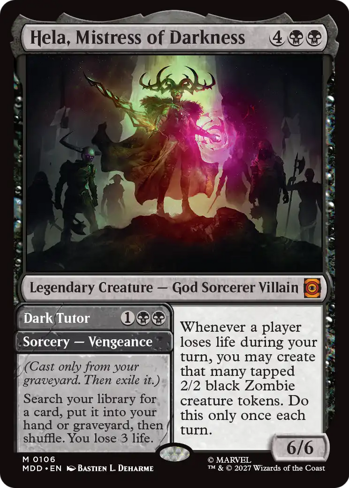 Hela, Mistress of Darkness [Marvel: Darkhold Destiny] Magic: The Gathering