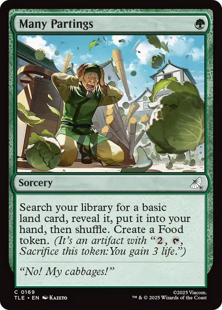 Many Partings [Avatar: The Last Airbender: Eternal-Legal] Magic: The Gathering
