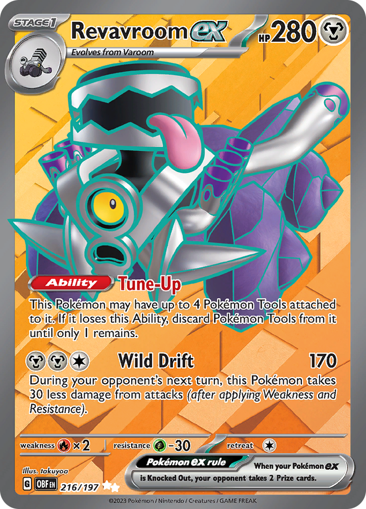 Revavroom ex (216/197) [Scarlet & Violet: Obsidian Flames] Pokémon