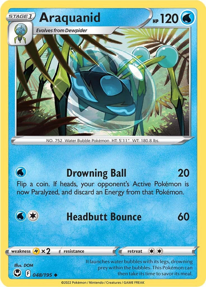 Araquanid (048/195) [Sword & Shield: Silver Tempest] Pokémon