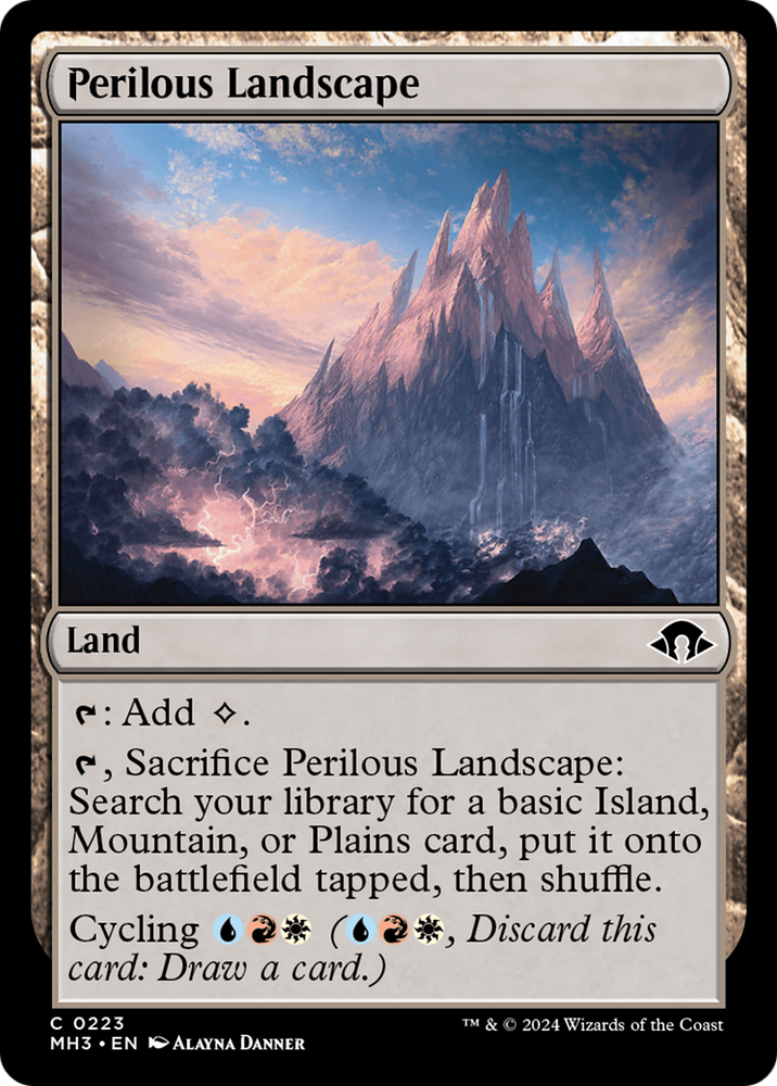 Perilous Landscape [Modern Horizons 3] Magic: The Gathering