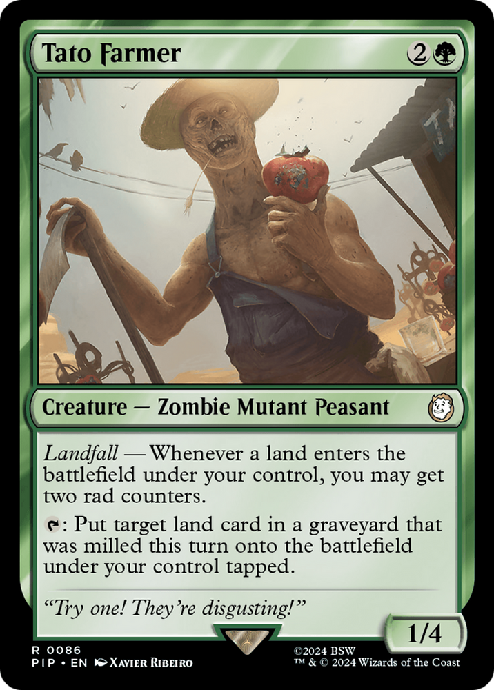 Tato Farmer [Fallout] Magic: The Gathering