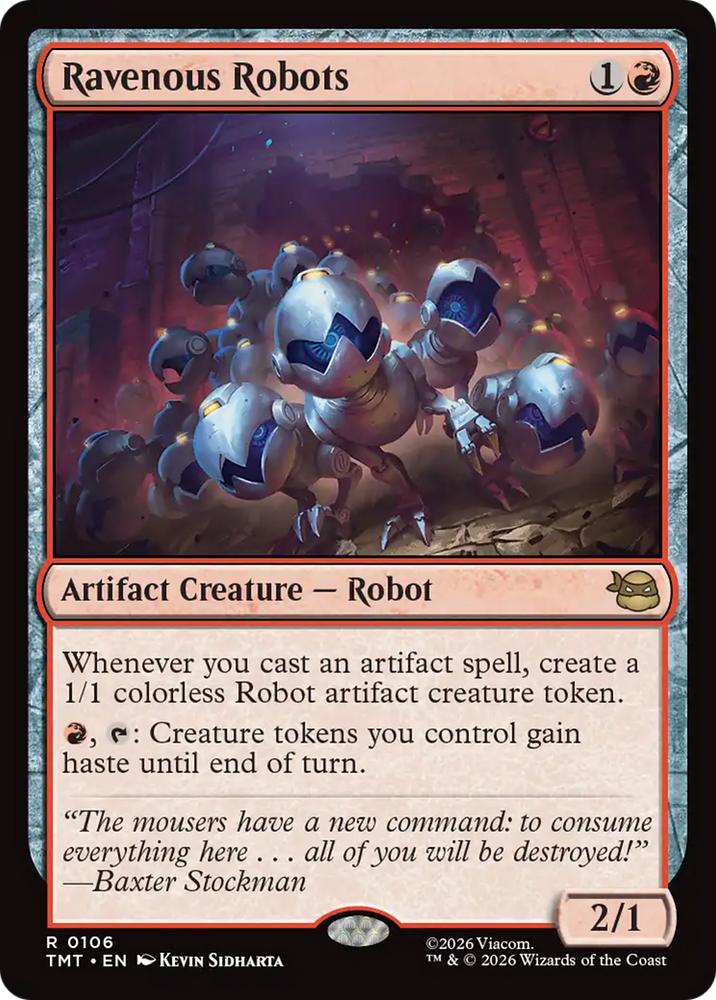Ravenous Robots [Teenage Mutant Ninja Turtles] Magic: The Gathering