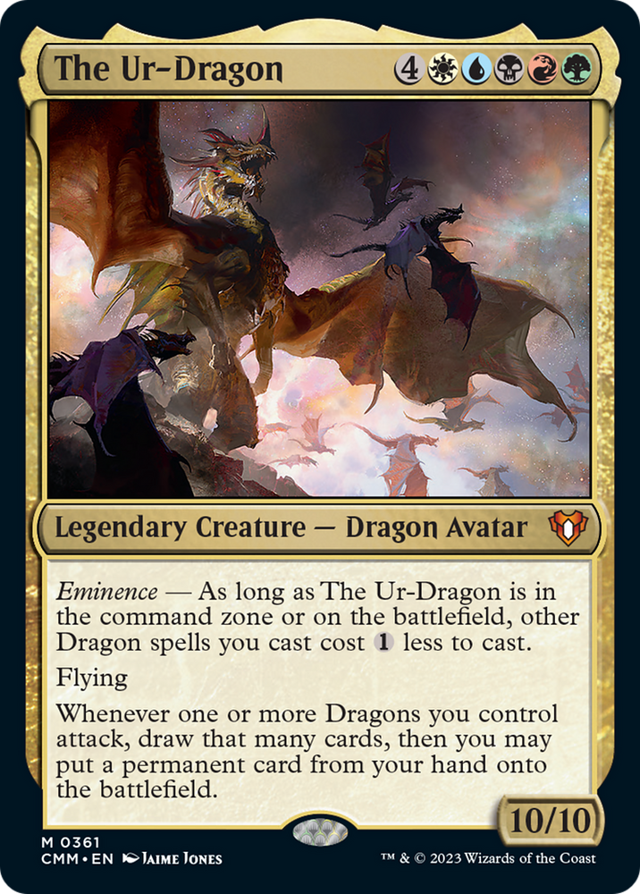 The Ur-Dragon [Commander Masters] Magic: The Gathering