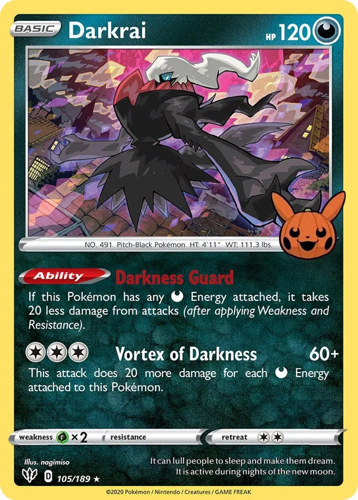 Darkrai (105/189) [Trick or Trade] Pokémon