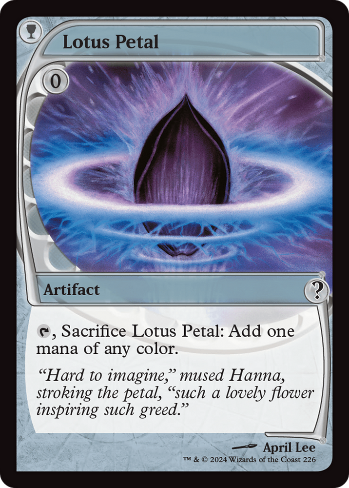 Lotus Petal (Future Sight) [Mystery Booster 2] Magic: The Gathering