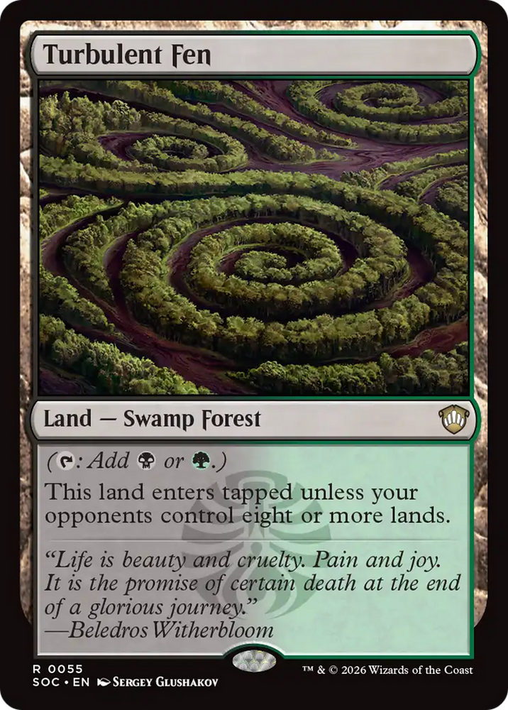 Turbulent Fen [Secrets of Strixhaven Commander] Magic: The Gathering