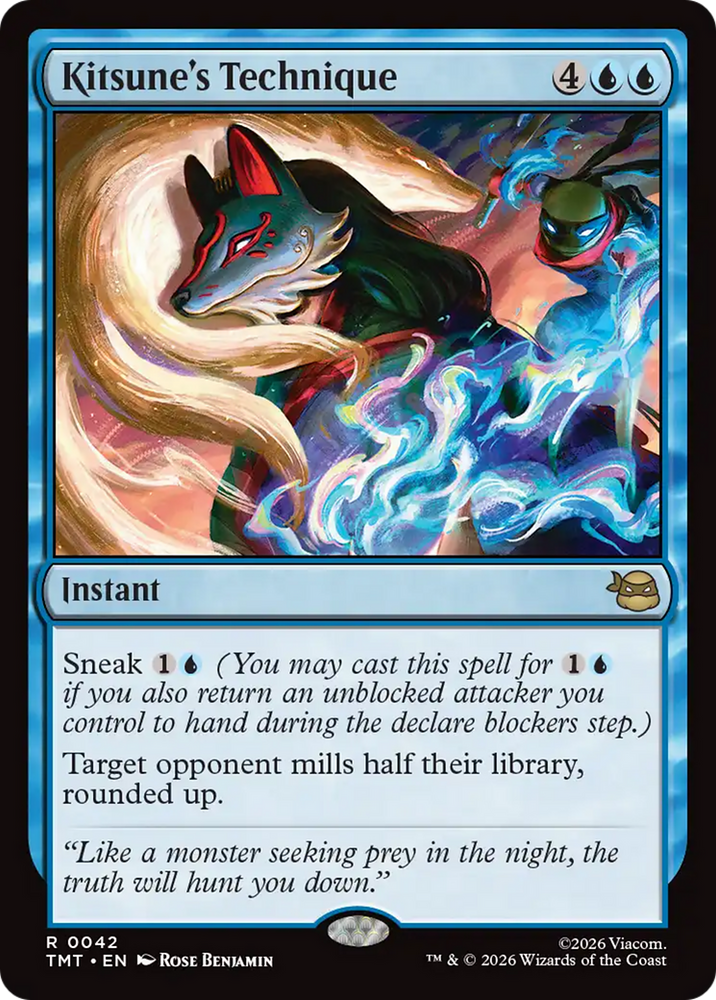 Kitsune's Technique [Teenage Mutant Ninja Turtles] Magic: The Gathering