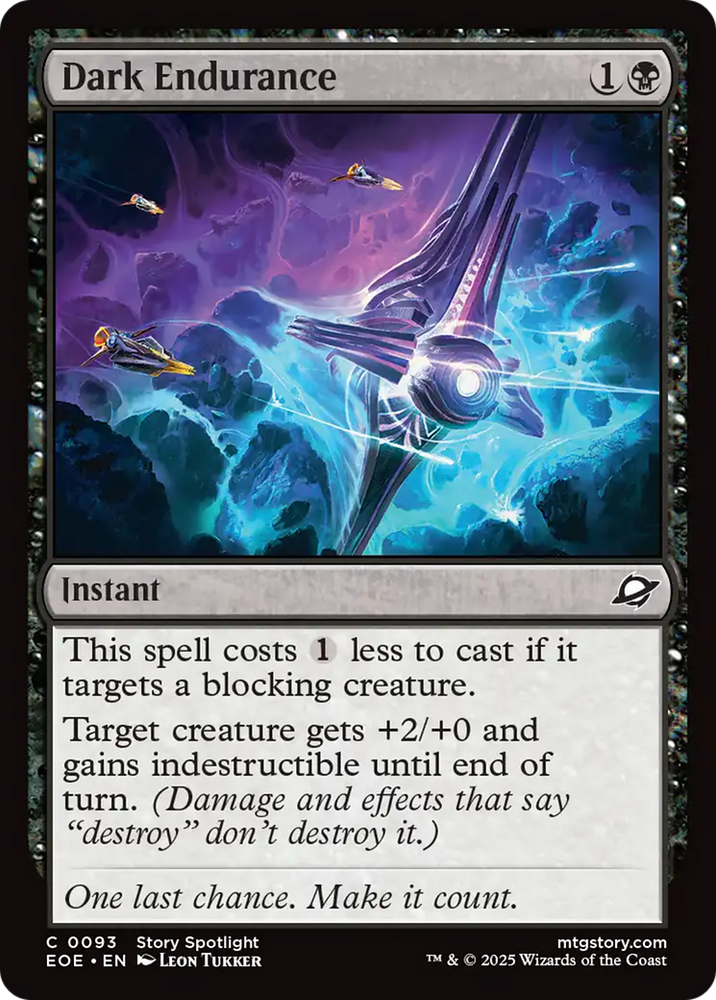 Dark Endurance [Edge of Eternities] Magic: The Gathering