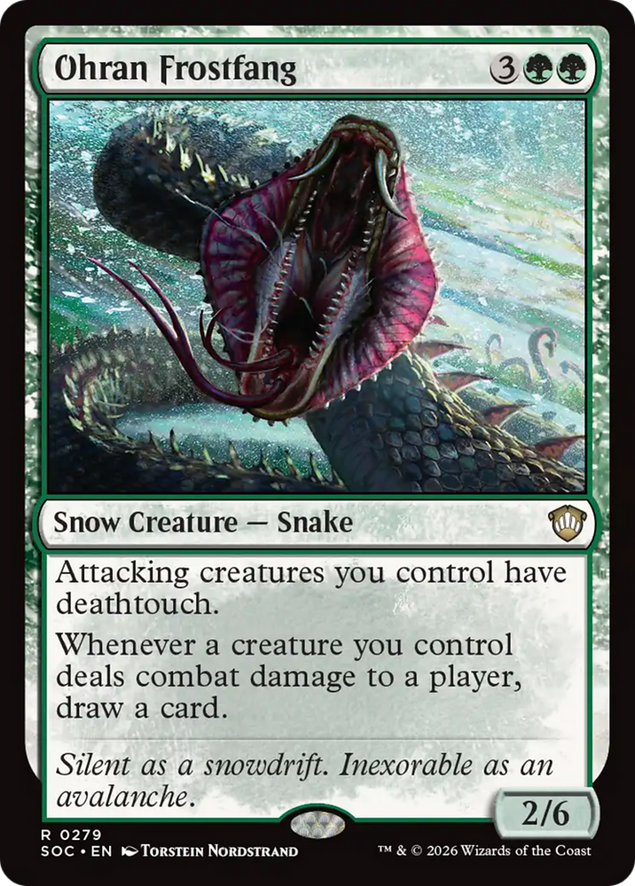 Ohran Frostfang [Secrets of Strixhaven Commander] Magic: The Gathering